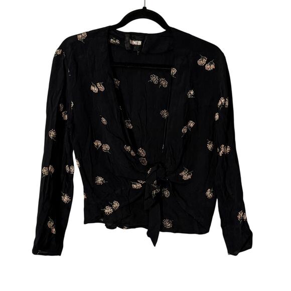Reformation Casablanca Dandelion Tie Top - Picture 1 of 6